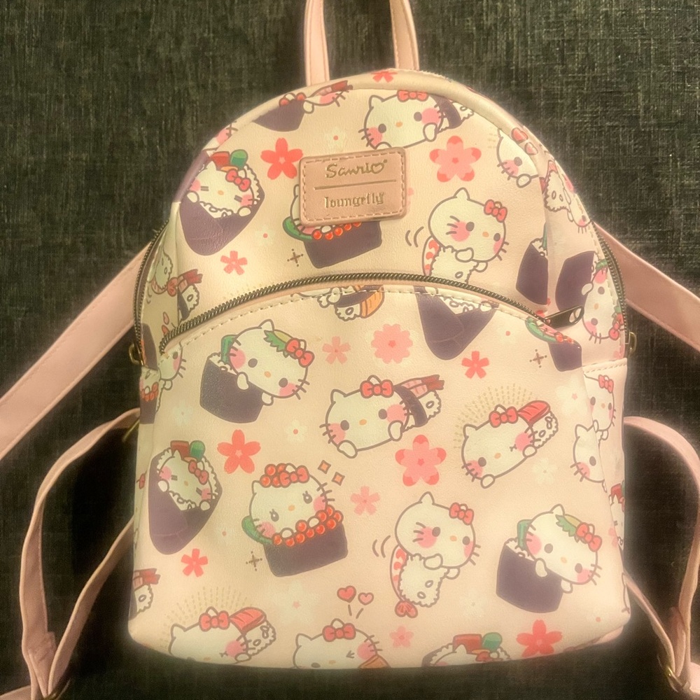 Loungefly Hello Kitty
Sushi Mini Backpack - Rare & Adorable!